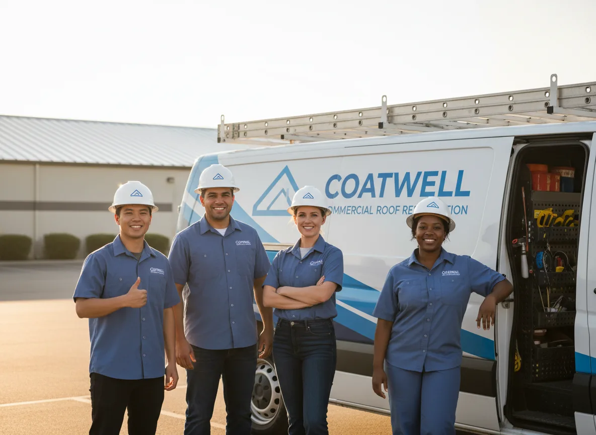 Commercial roof coating company in Ashburnham, MA